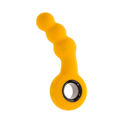 GENDER X - BUMBLE RECHARGEABLE SILICONE VIBRATING PLUG YELLOW
