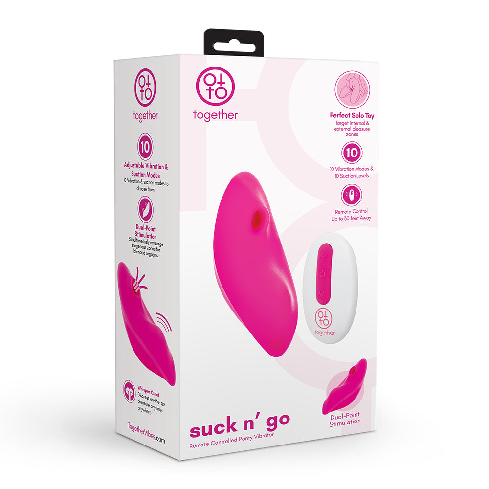 TOGETHER TOY - TOGETHER COUPLES SUCK N' GO PINK
