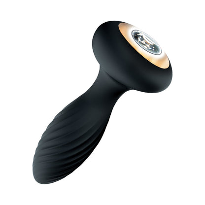 NASSTOYS - GODDESS DIAMOND VIBRATING PLUG BLACK