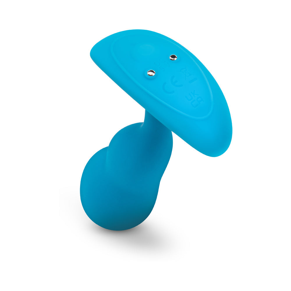 B-VIBE - VIBRATING P-SPOT SNUG PLUG SMALL WITH RECHARGEABLE REMOTE CONTROL