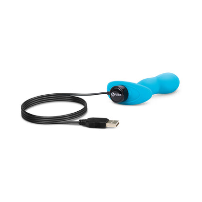 B-VIBE - VIBRATING P-SPOT SNUG PLUG SMALL WITH RECHARGEABLE REMOTE CONTROL