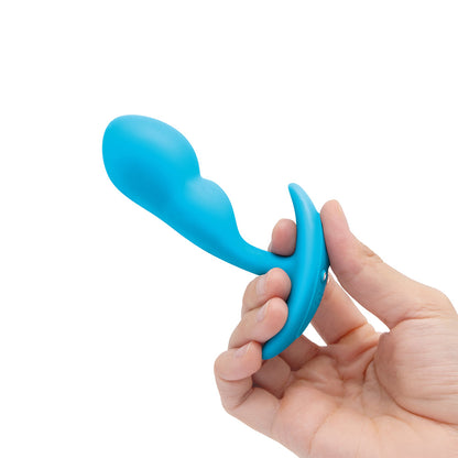 B-VIBE - VIBRATING P-SPOT SNUG PLUG SMALL WITH RECHARGEABLE REMOTE CONTROL