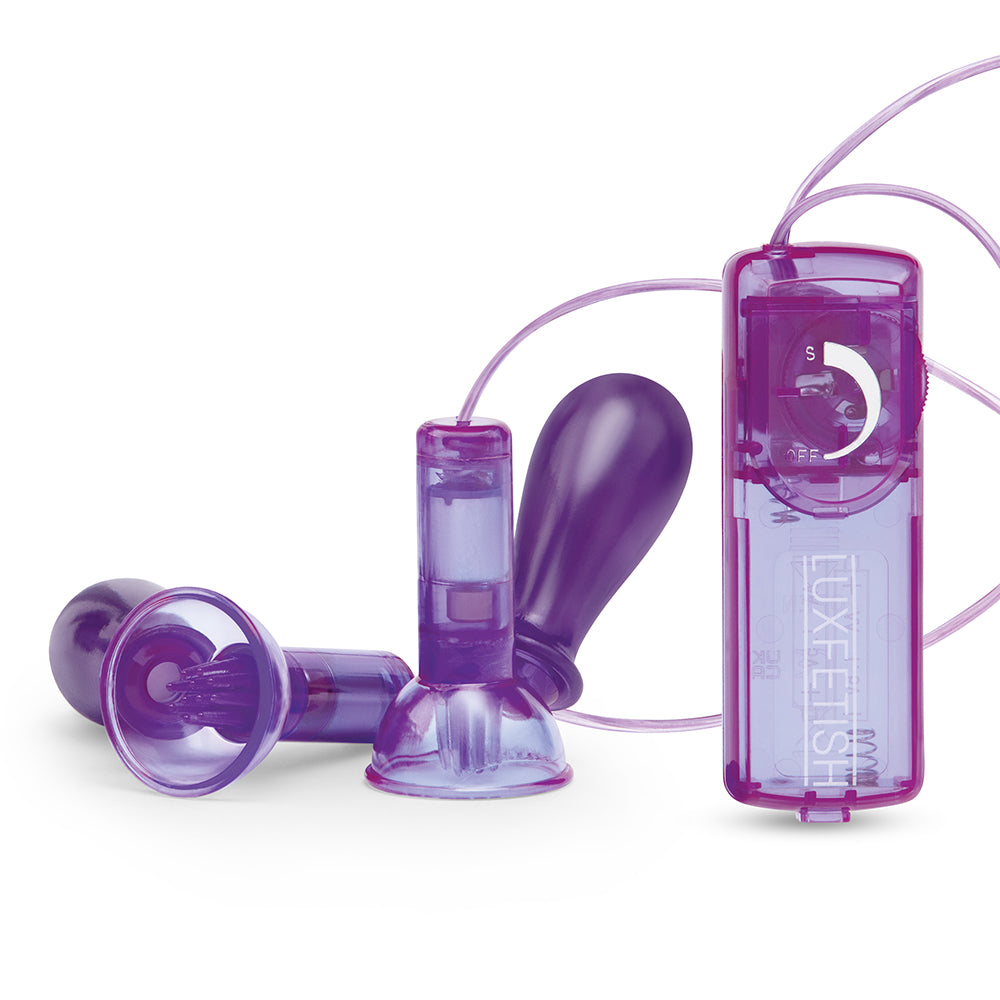 ELECTRIC EEL - LUX FETISH REMOTE CONTROL VIBRATING NIPPLE SUCKERS