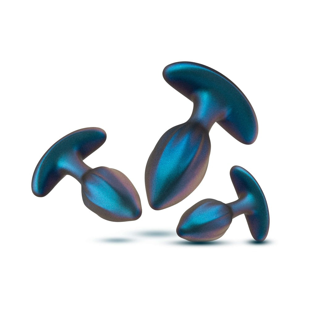 BLUSH - ANAL ADVENTURES MATRIX COSMOS PLUG KIT LUNAR BLUE