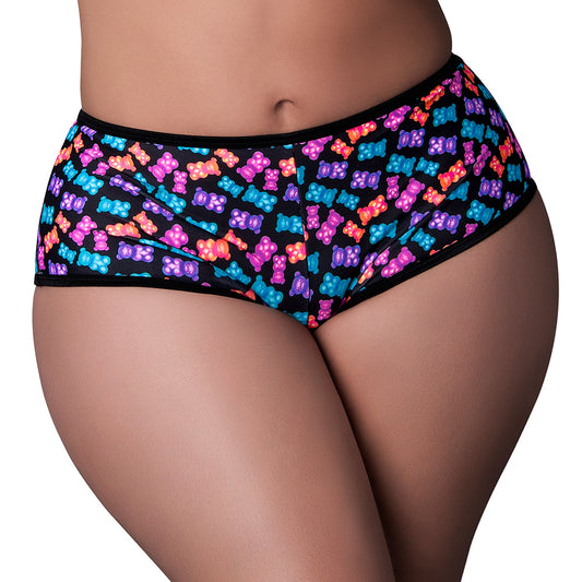 MAGIC SILK - HAZY DAYZ BOY SHORT GUMMY BEARS TAMANHO QUEEN