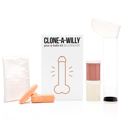 CLONE-A-WILLY - PLUS WITH BALLS MEDIUM SKIN TONE