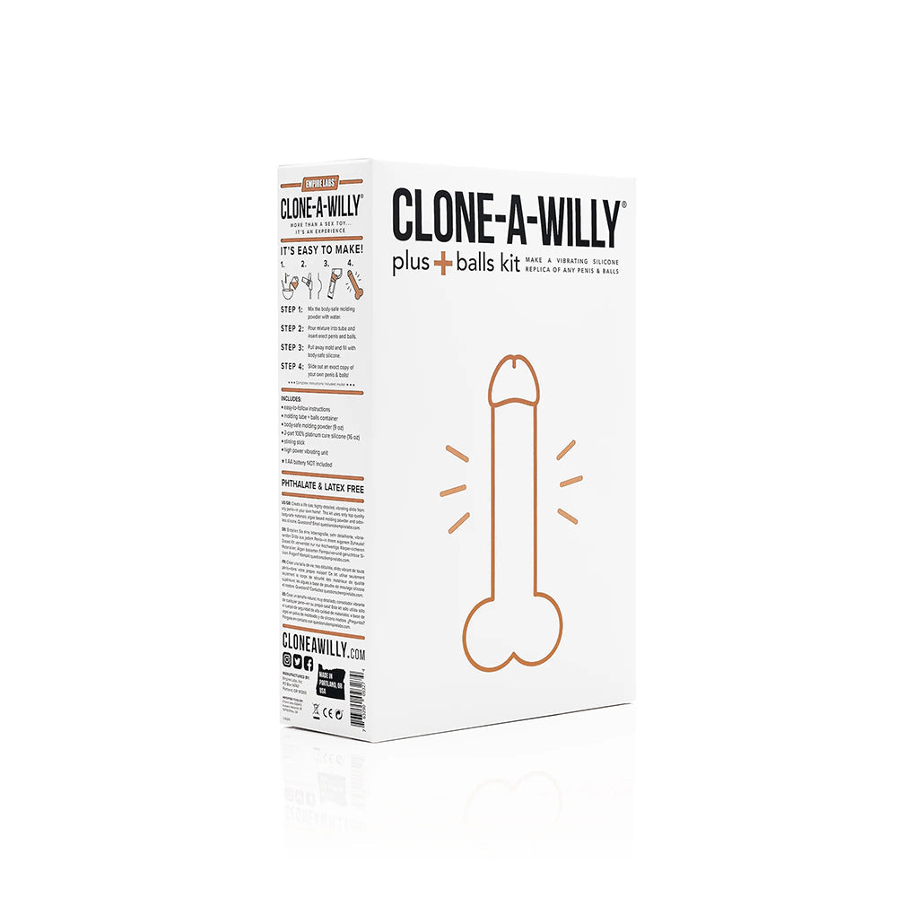 CLONE-A-WILLY - PLUS WITH BALLS MEDIUM SKIN TONE
