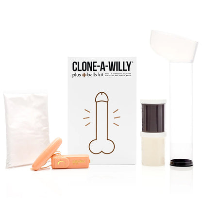 CLONE-A-WILLY - PLUS WITH BALLS DEEP SKIN TONE