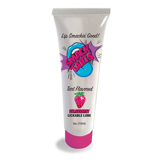 LITTLE GENIE - SMACK TARTS LICKABLE SOUR STRAWBERRY LUBE 4 OZ.