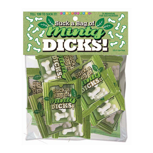 LITTLE GENIE - SUCK A BAG OF MINTY DICKS 25-PIECE BAG