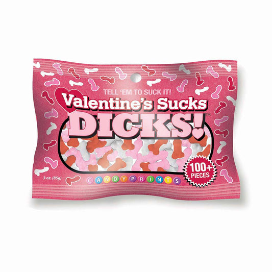 LITTLE GENIE - VALENTINE'S SUCKS DICKS SAQUETA DE 3 OZ.