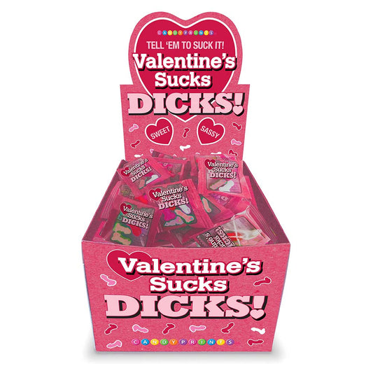 LITTLE GENIE - VALENTINE'S SUCKS DICKS 100-PACK DISPLAY