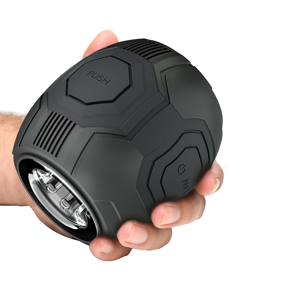 BLUSH - M FOR MEN DOME X VIBRATING MASTURBATOR BLACK
