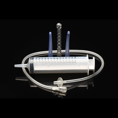 XR BRANDS - CLEANSTREAM ENEMA SYRINGE WITH ATTACHMENTS