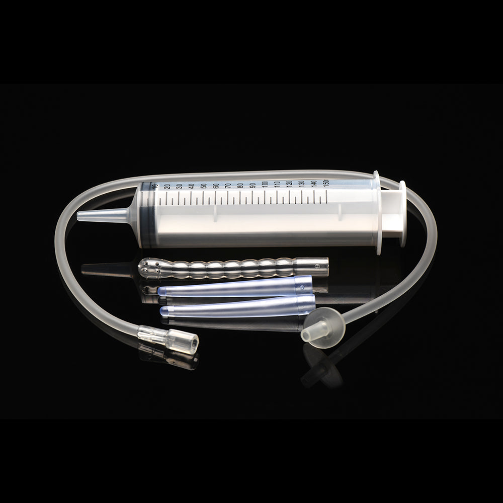 XR BRANDS - CLEANSTREAM ENEMA SYRINGE WITH ATTACHMENTS