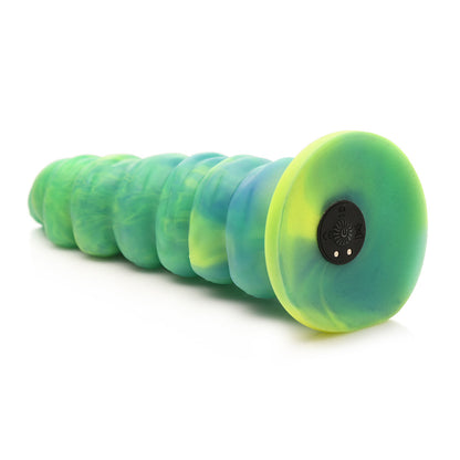 XR BRANDS - CREATURE COCKS SQUIRMER THRUSTING & VIBRATING SILICONE DILDO