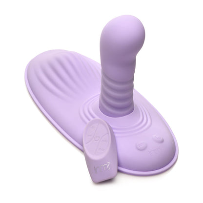 XR BRANDS - INMI THRUST 'N' GRIND THRUSTING & VIBRATING WITH REMOTE SILICONE GRINDER