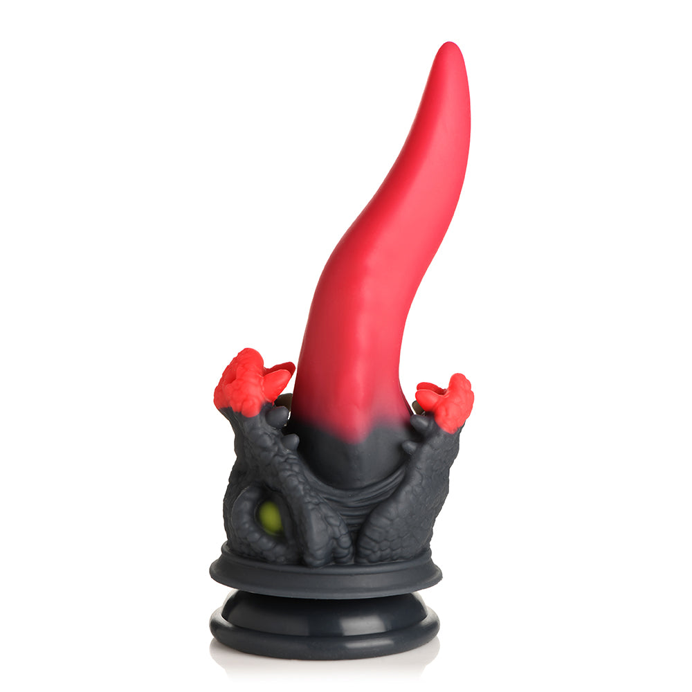 XR BRANDS - CREATURE COCKS DRAGON ROAR SILICONE DILDO