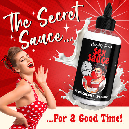 XR BRANDS - NAUGHTY JANE'S SEX SAUCE LUBRIFICANTE EXTRA CREMOSO 8 OZ.