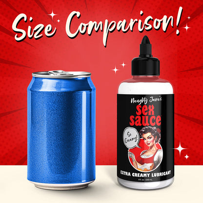 XR BRANDS - NAUGHTY JANE'S SEX SAUCE LUBRIFICANTE EXTRA CREMOSO 8 OZ.