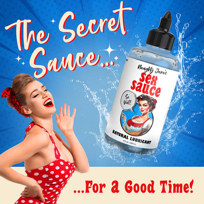 XR BRANDS - NAUGHTY JANE'S SEX SAUCE NATURAL LUBRICANT 8 OZ.