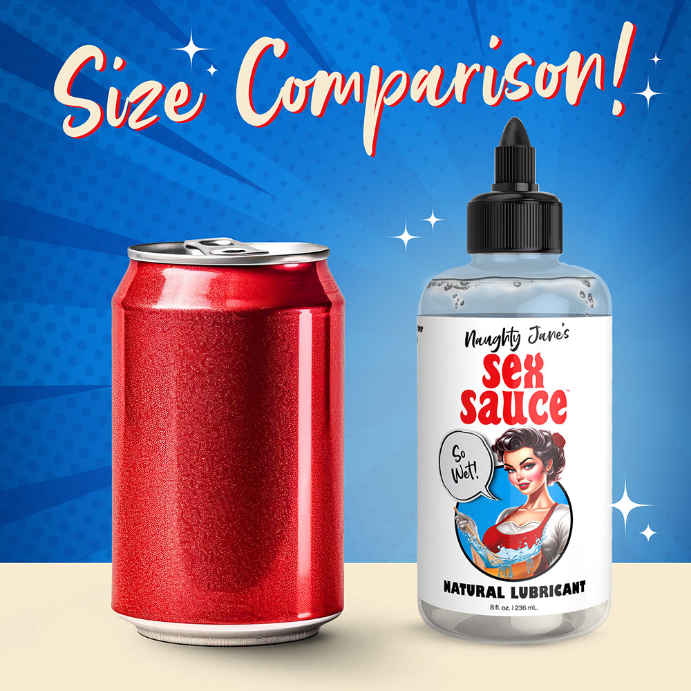 XR BRANDS - NAUGHTY JANE'S SEX SAUCE NATURAL LUBRICANT 8 OZ.