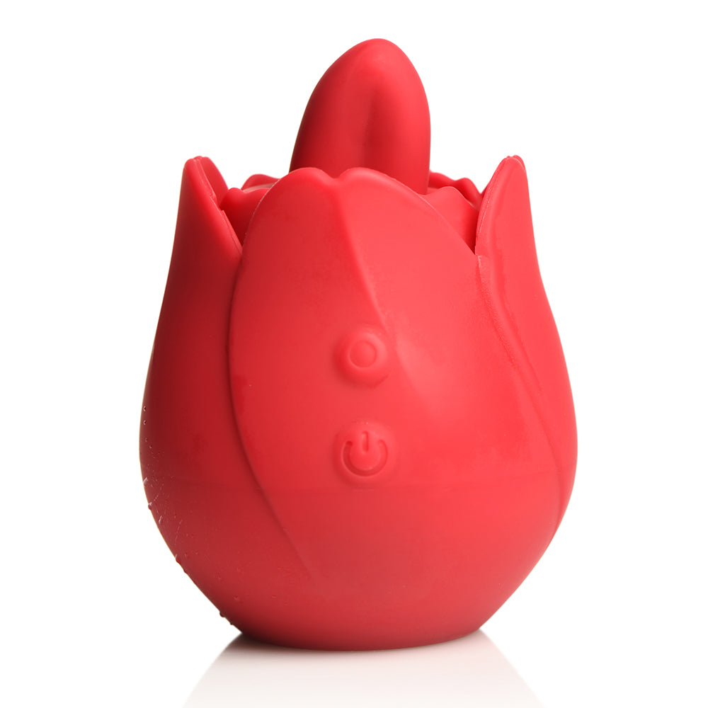XR BRANDS - BLOOMGASM ROSE KISSER LICKING & VIBRATING DIGITAL CLITORAL STIMULATOR