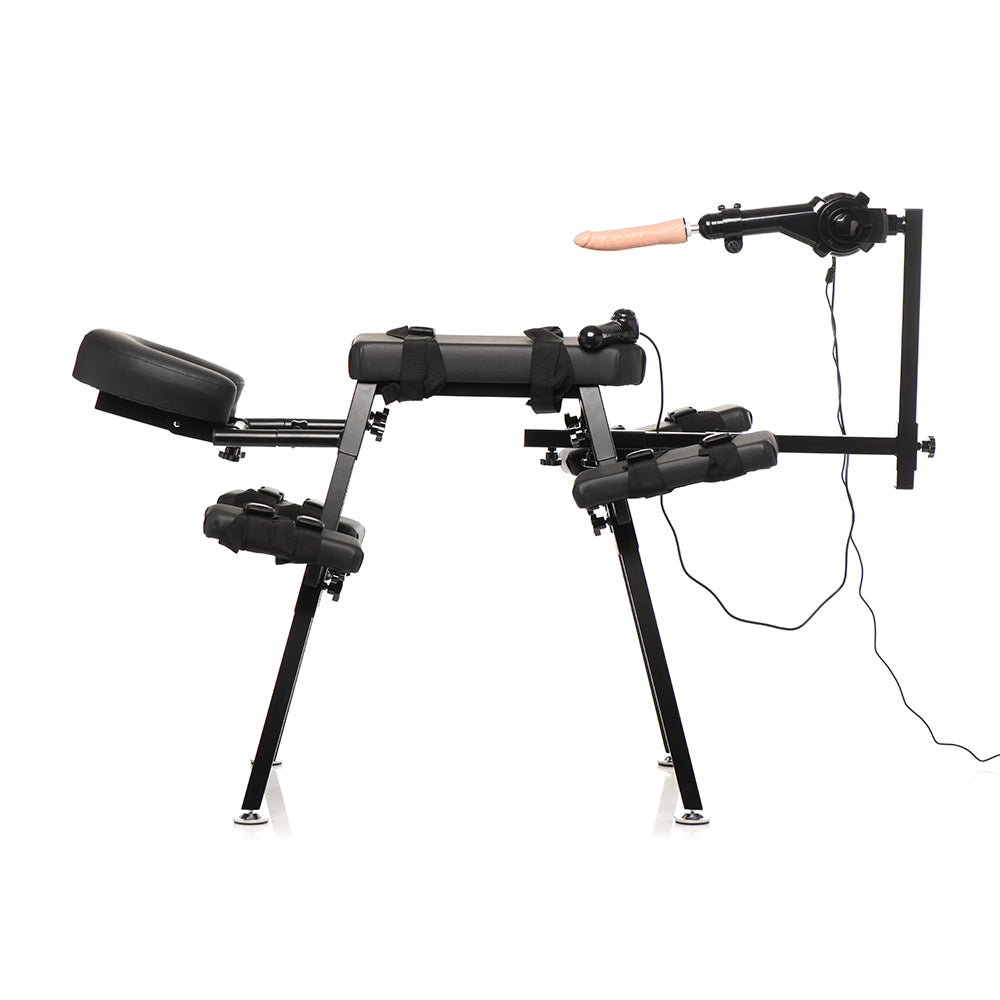 XR BRANDS - MASTER SERIES OBEDIENCE BENCH WITH SEX MACHINE (DROPSHIP ONLY)