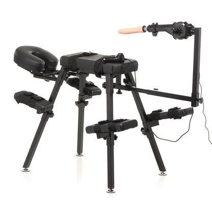 XR BRANDS - MASTER SERIES OBEDIENCE BENCH WITH SEX MACHINE (DROPSHIP ONLY)