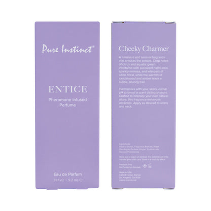 CLASSIC BRANDS - PURE INSTINCT PHEROMONE PERFUME SPRAY ENTICE 0.31 OZ.