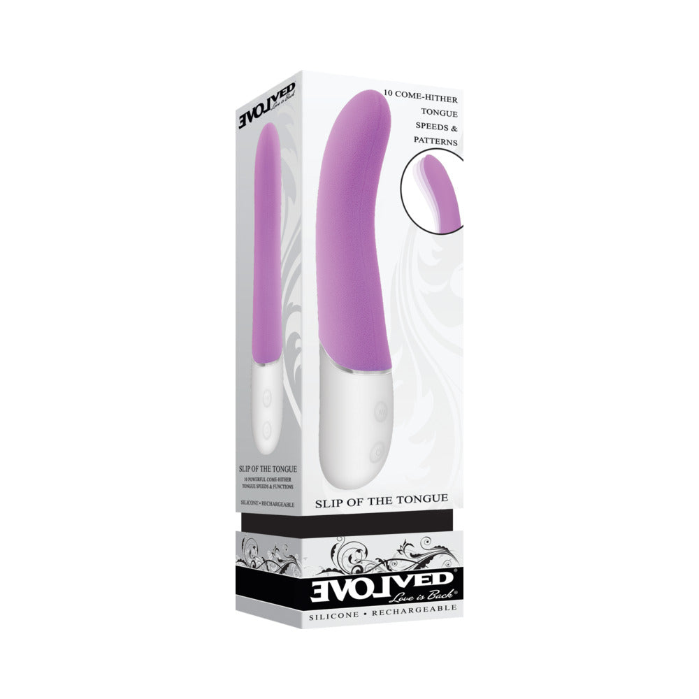 EVOLVED - SLIP OF THE TONGUE RECHARGEABLE PURPLE