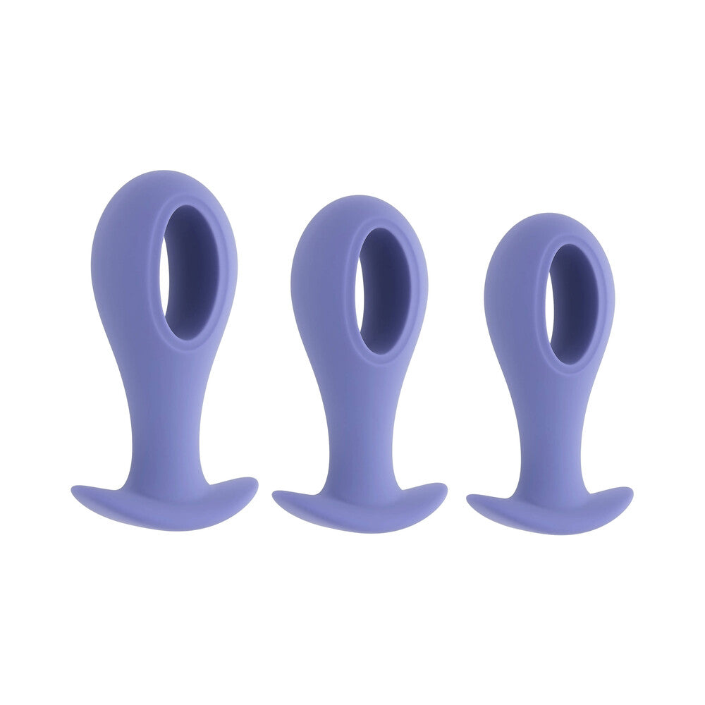 EVOLVED - HOLE PUNCH PLUG SET RECHARGEABLE PURPLE