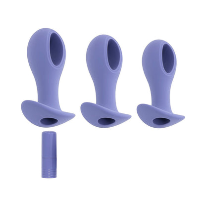EVOLVED - HOLE PUNCH PLUG SET RECHARGEABLE PURPLE