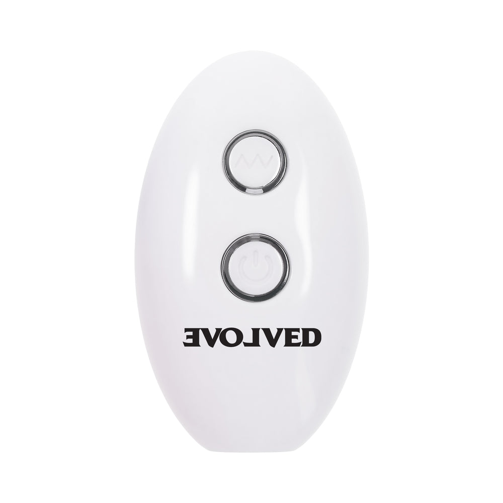 EVOLVED - PARADISE PLUG DUAL LAYER RECHARGEABLE VIBRATING ANAL PLUG WITH REMOTE SILICONE