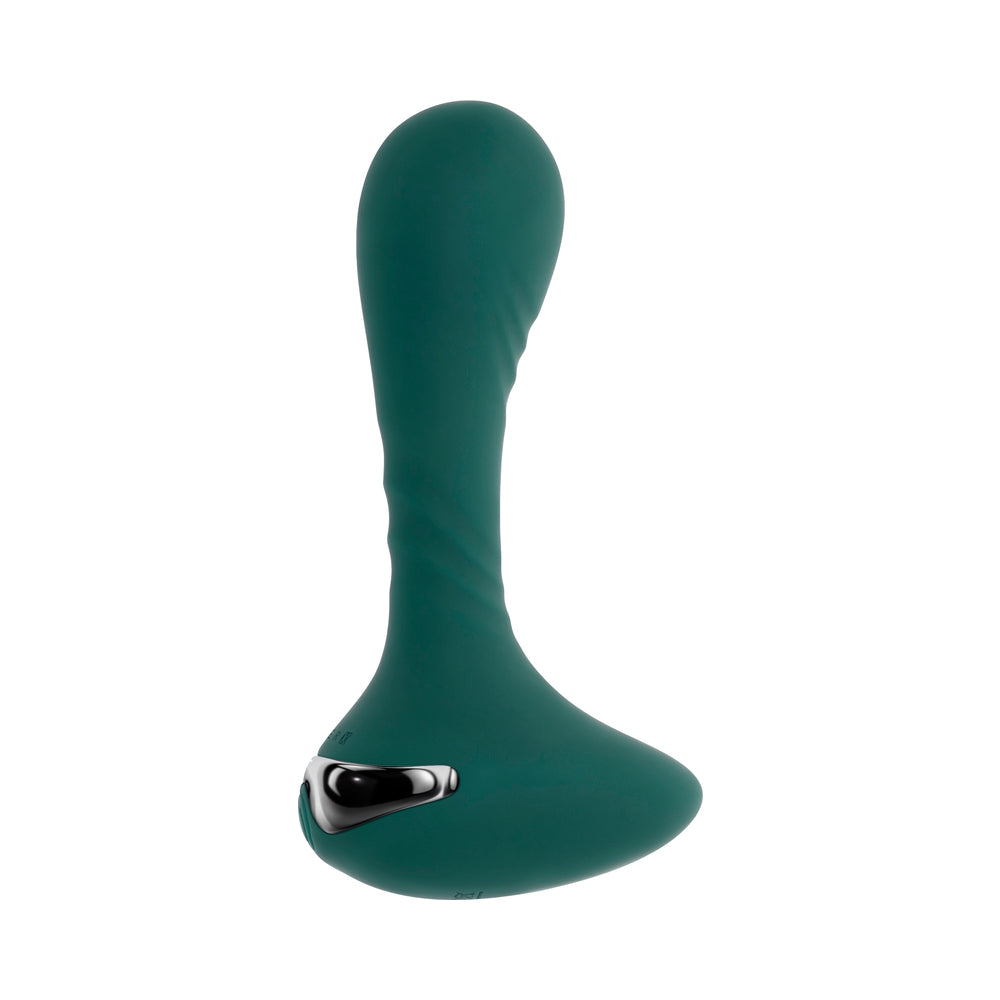 GENDER X - YOU GOTTA STICK IT RECHARGEABLE VIBRATING ANAL PLUG SILICONE TEAL