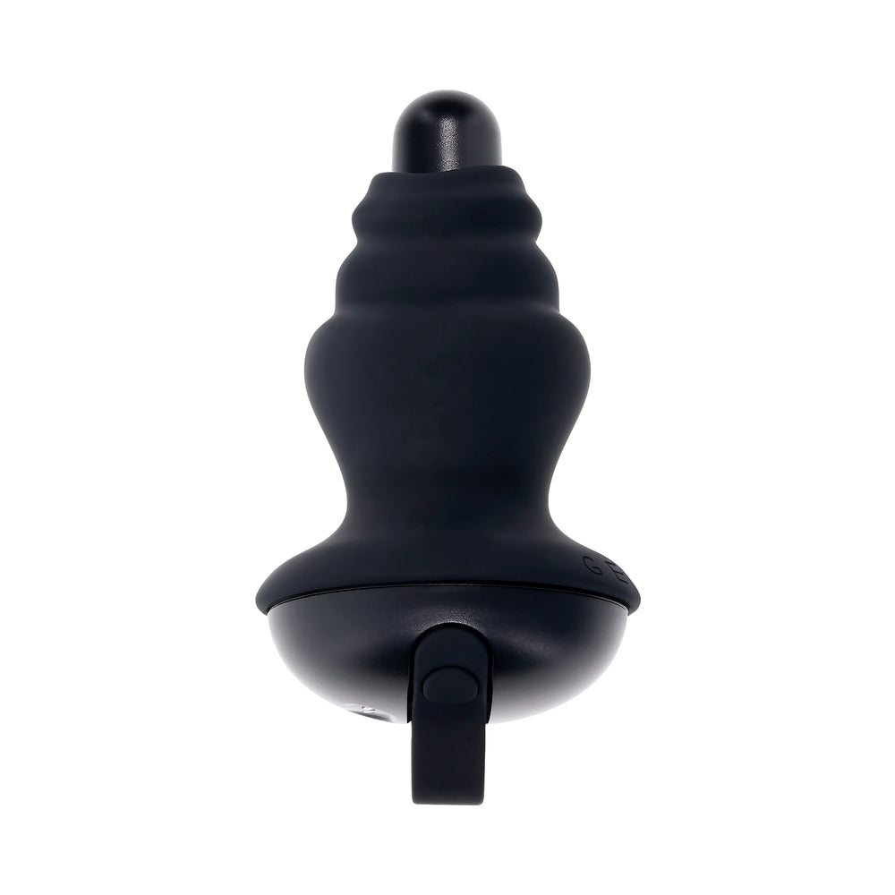 GENDER X - COBERTURA VIBRATÓRIA RECARREGÁVEL ECHO EM SILICONE PRETO