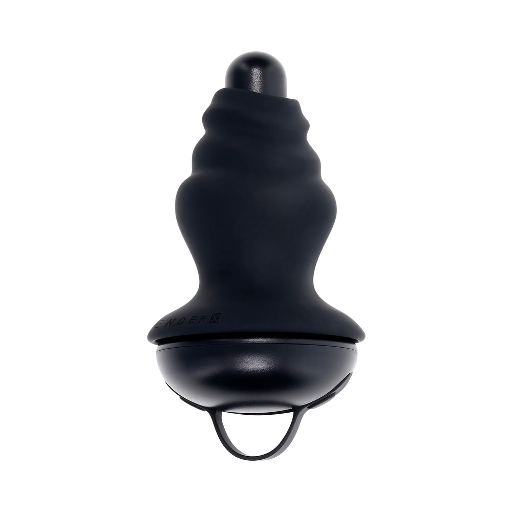 GENDER X - COBERTURA VIBRATÓRIA RECARREGÁVEL ECHO EM SILICONE PRETO