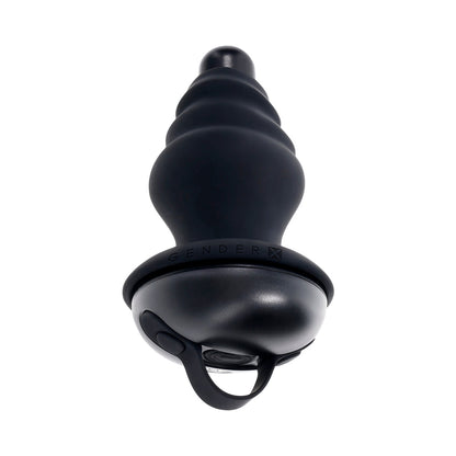 GENDER X - COBERTURA VIBRATÓRIA RECARREGÁVEL ECHO EM SILICONE PRETO