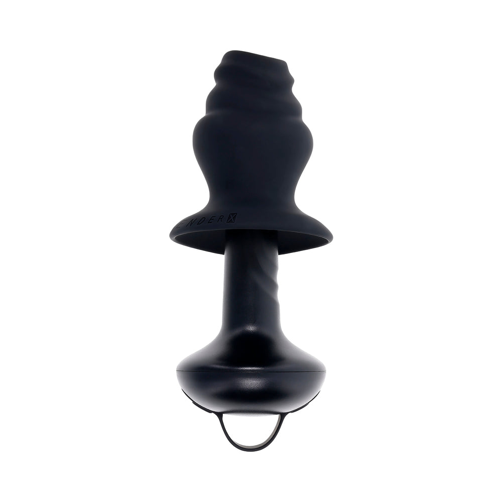 GENDER X - COBERTURA VIBRATÓRIA RECARREGÁVEL ECHO EM SILICONE PRETO