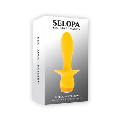 SELOPA - MELLOW YELLOW RECHARGEABLE VIBRATING PLUG SILICONE YELLOW
