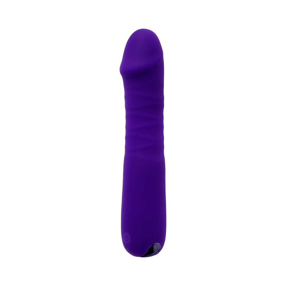 SELOPA - VIBRADOR DE PENETRAÇÃO RECARREGÁVEL EM SILICONE ROXO