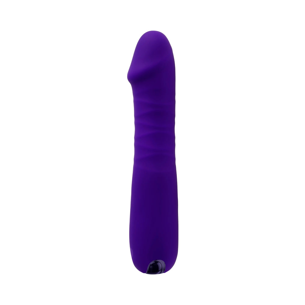 SELOPA - VIBRADOR DE PENETRAÇÃO RECARREGÁVEL EM SILICONE ROXO