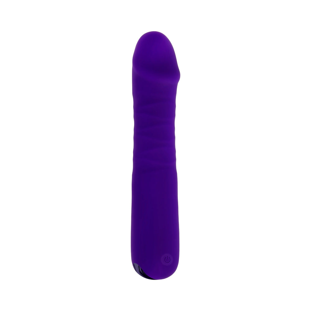 SELOPA - VIBRADOR DE PENETRAÇÃO RECARREGÁVEL EM SILICONE ROXO