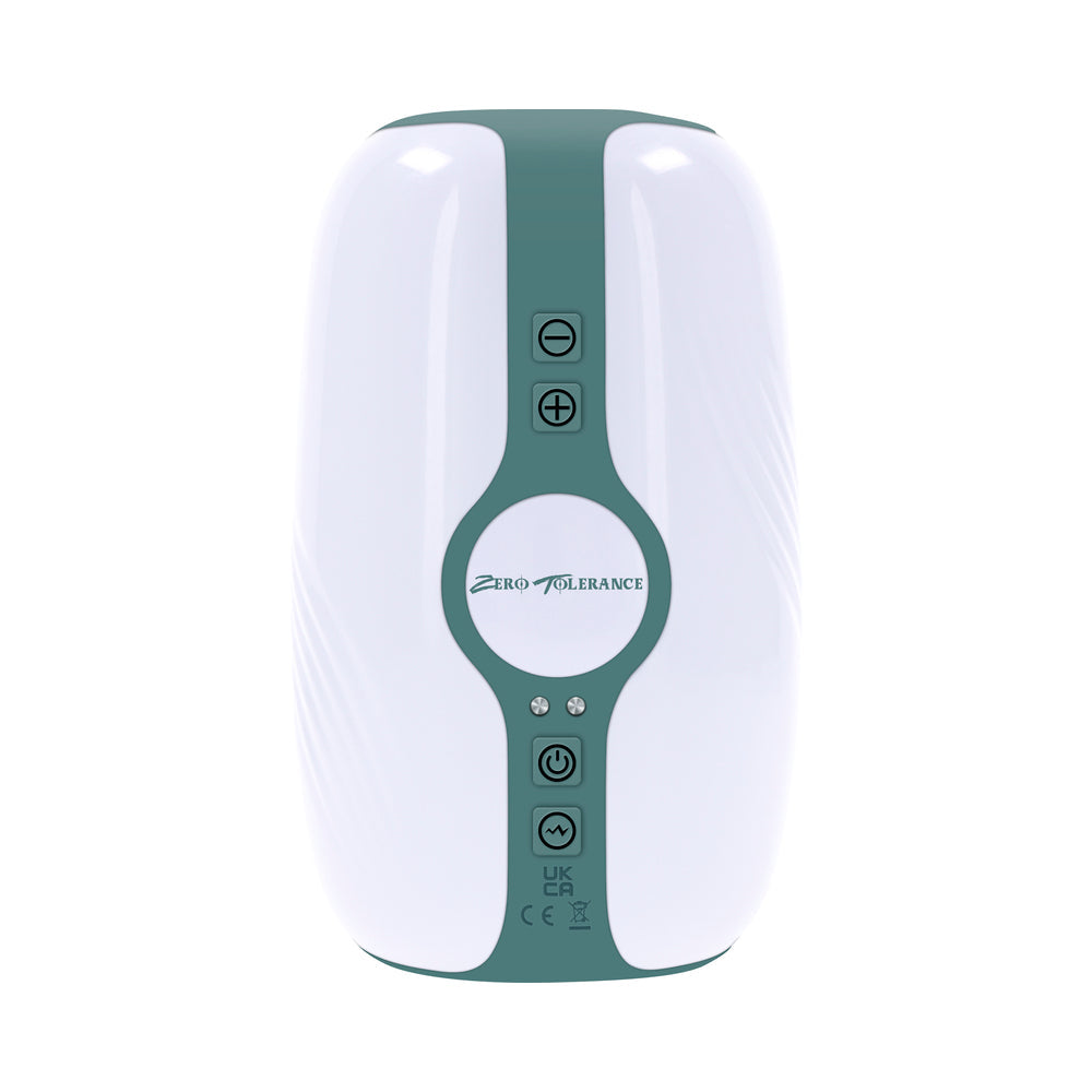 ZERO TOLERANCE - TOUCHDOWN RECHARGEABLE VIBRATING TIGHTENING STROKER SILICONE WHITE