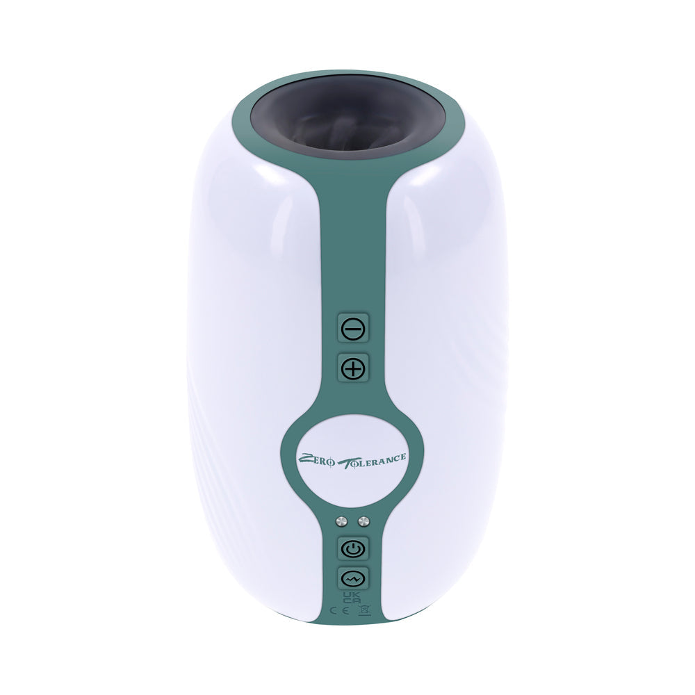 ZERO TOLERANCE - TOUCHDOWN RECHARGEABLE VIBRATING TIGHTENING STROKER SILICONE WHITE