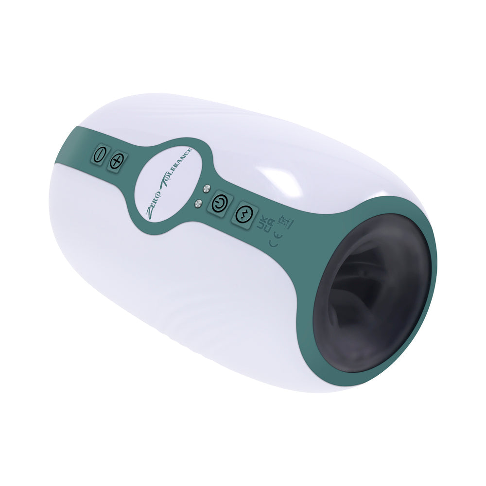 ZERO TOLERANCE - TOUCHDOWN RECHARGEABLE VIBRATING TIGHTENING STROKER SILICONE WHITE