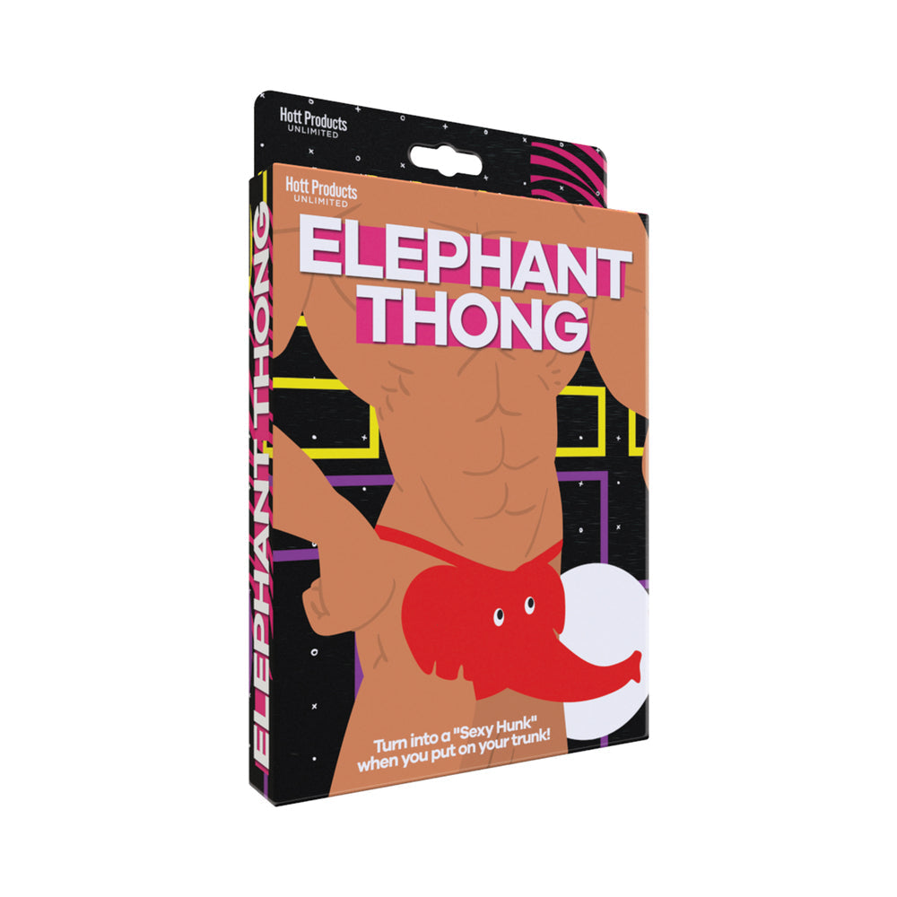HOTT PRODUCTS - ELEPHANT THONG RED O/S