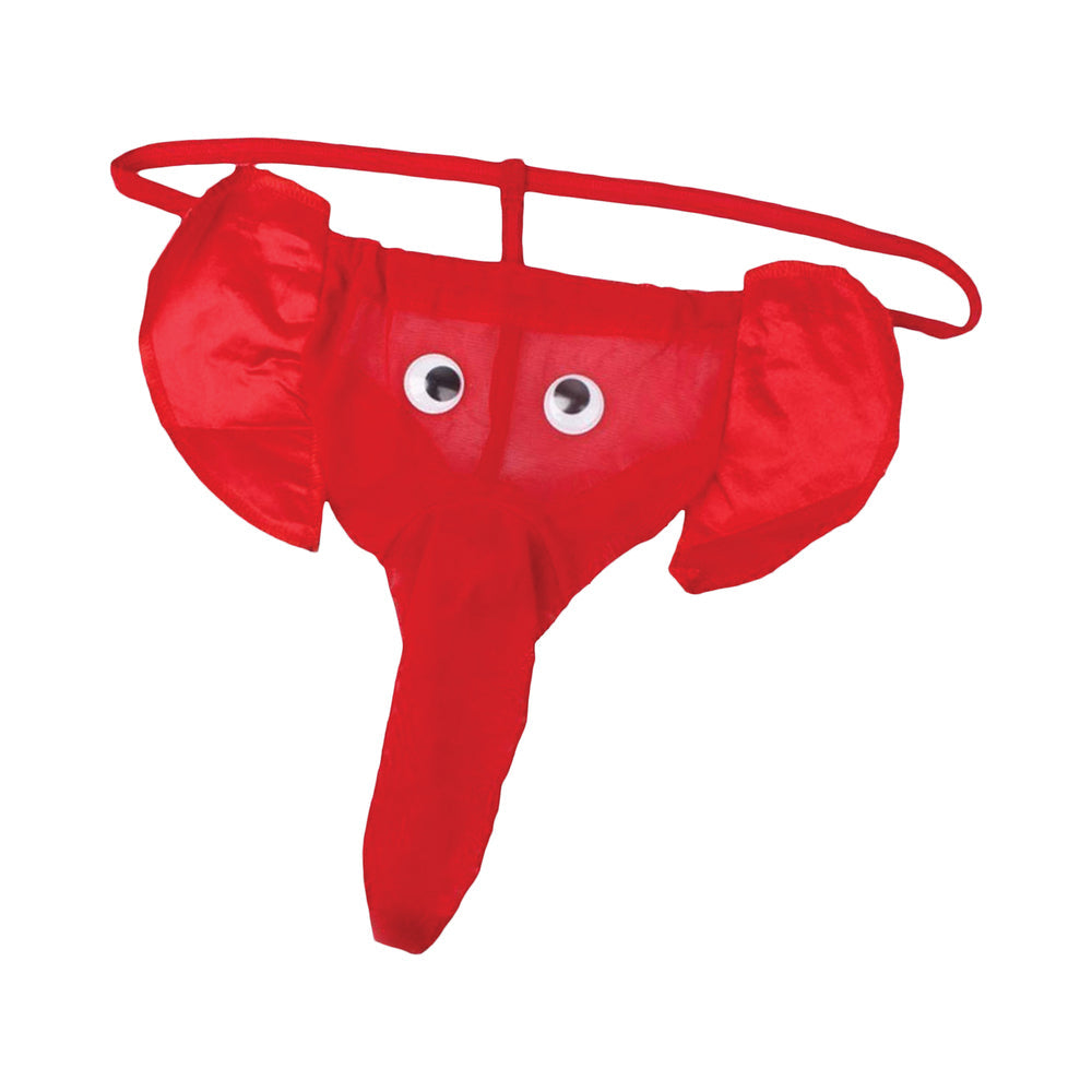 HOTT PRODUCTS - ELEPHANT THONG RED O/S