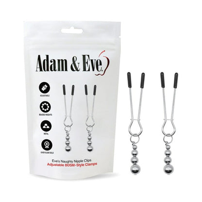 ADAM & EVE - EVE'S NAUGHTY NIPPLE CLIPS (BAG PACKAGING)
