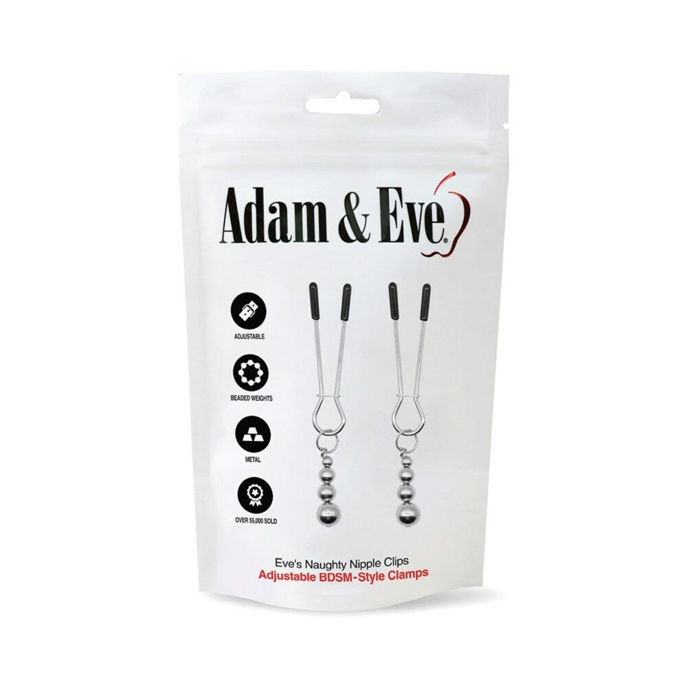 ADAM & EVE - EVE'S NAUGHTY NIPPLE CLIPS (BAG PACKAGING)